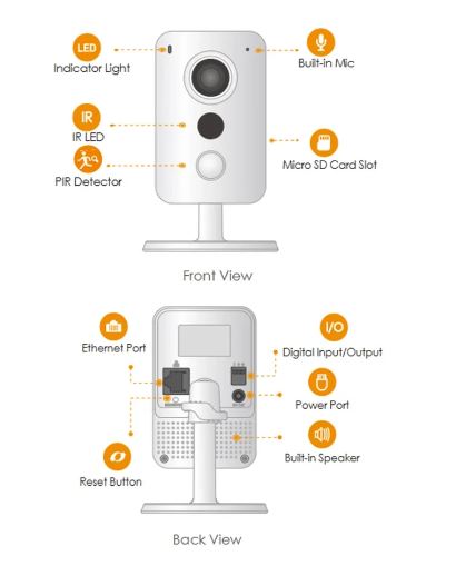 4 MP CUBE - Kubbamyndavél á fæti