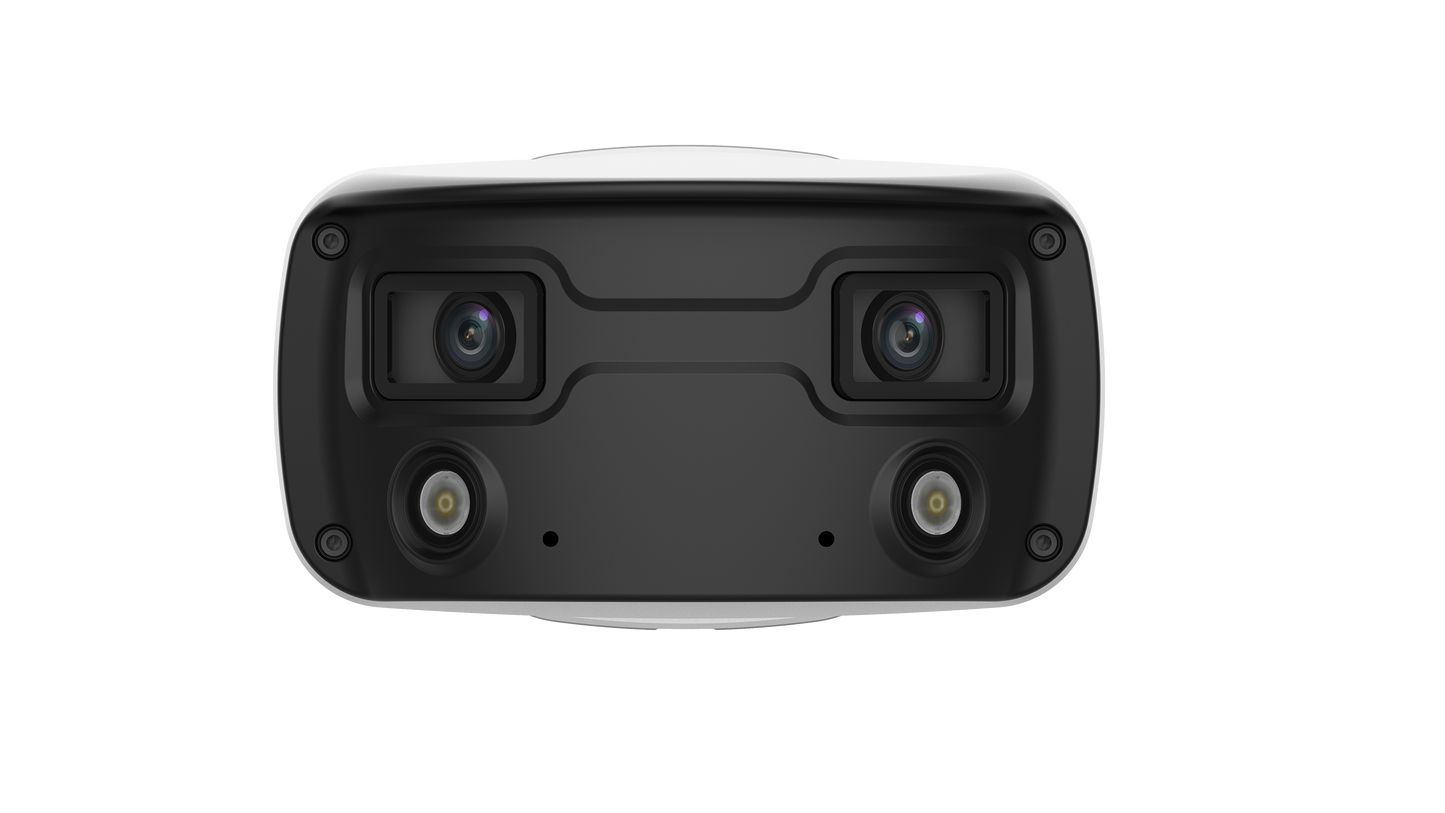 °180 gráðu linsa, 4K, 2ja Linsu UNV-Bullet 8MP