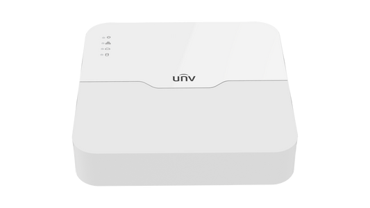 Öryggismyndavélakerfi til Leigu - Uniview 4 öryggismyndavélar.